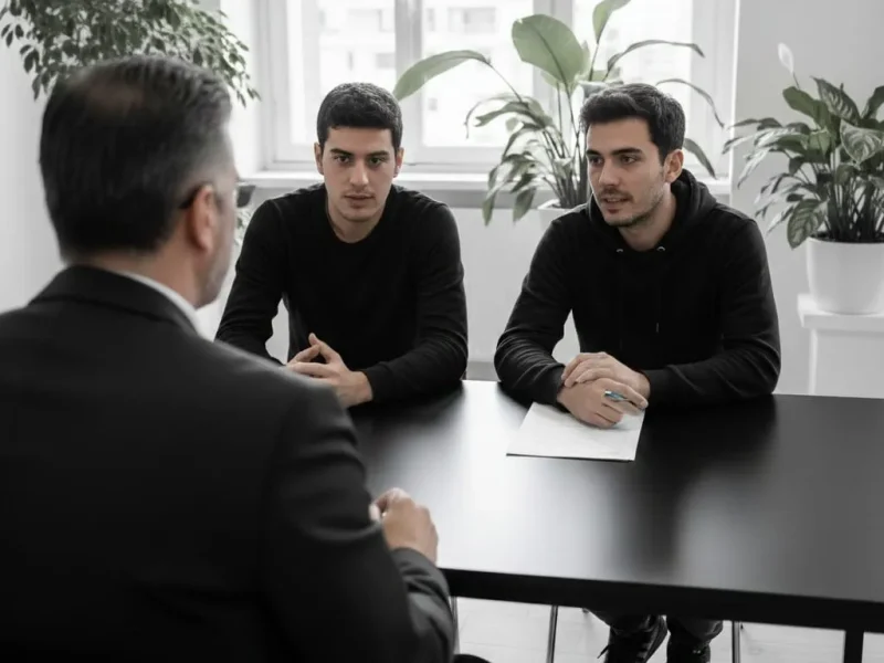 Fotografía de dos jóvenes empresarios solicitando un plan de sucesión con expertos de Reyes Iniesta